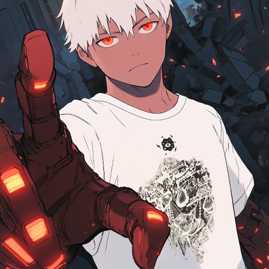 Cool Abstracte witte inkt T-shirt