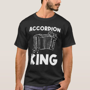 Cool Accordion voor mannen Papa Jazz Klassieke Mus T-shirt