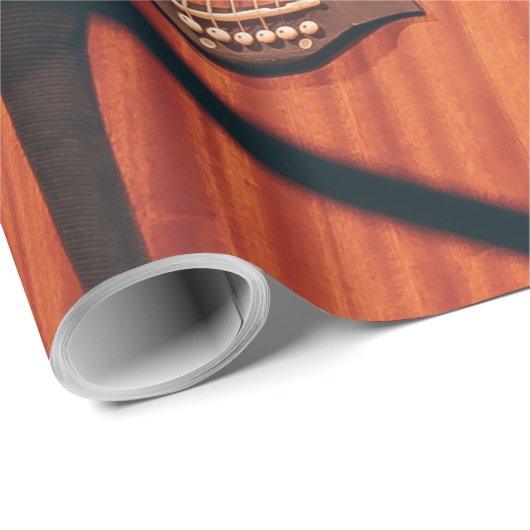 Cool Acoustic Guitar Cadeaupapier (Rol Hoek)