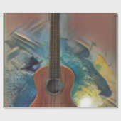 Cool Acoustic Guitar Cadeaupapier (Vlak)