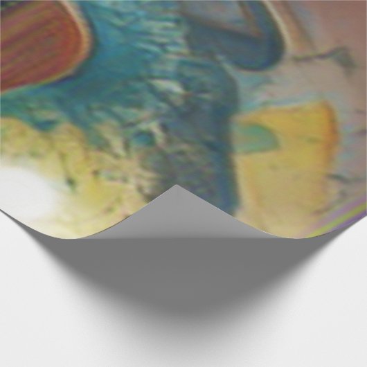 Cool Acoustic Guitar Cadeaupapier (Hoek)