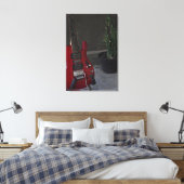 Cool Acoustic Guitar Canvas Afdruk (Insitu (Slaapkamer))