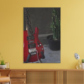 Cool Acoustic Guitar Canvas Afdruk (Insitu (Woonkamer))