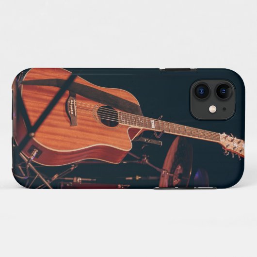 Cool Acoustic Guitar Case-Mate iPhone Case (Achterkant (horizontaal))