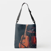 Cool Acoustic Guitar Crossbody Tas (Achterkant)