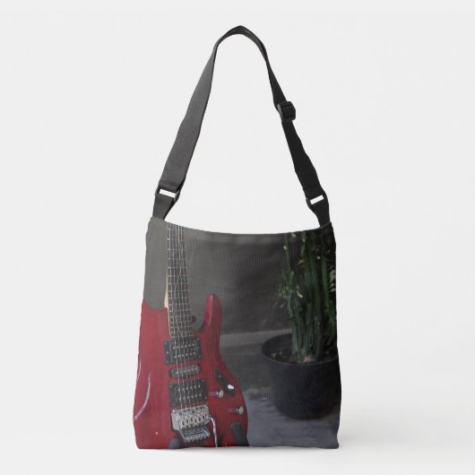 Cool Acoustic Guitar Crossbody Tas (Voorkant)