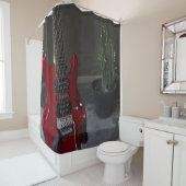 Cool Acoustic Guitar Douchegordijn (In situ)