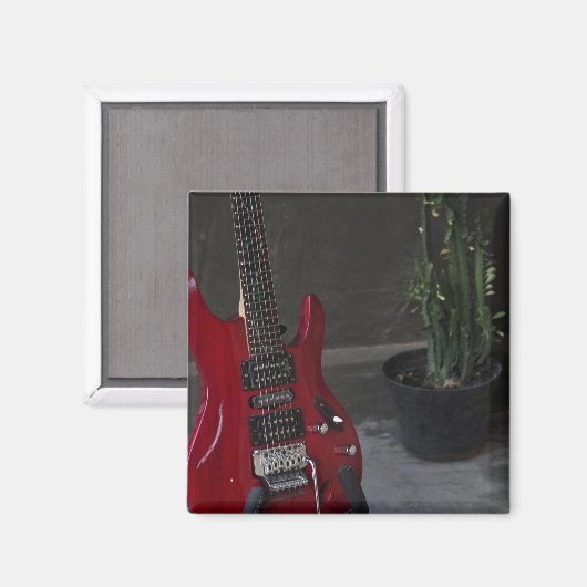 Cool Acoustic Guitar Magneet (Voorkant / Achterkant)