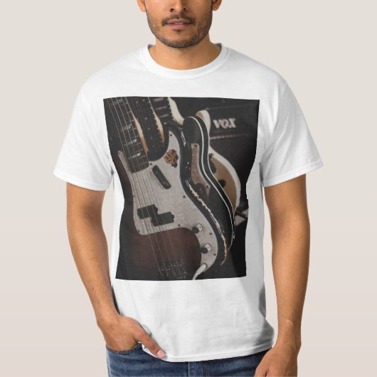 Cool Acoustic Guitar T-shirt (Voorkant)