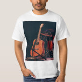 Cool Acoustic Guitar T-shirt (Voorkant)