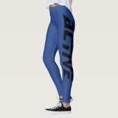 Cool Active Sport Blue Leggings (Links)