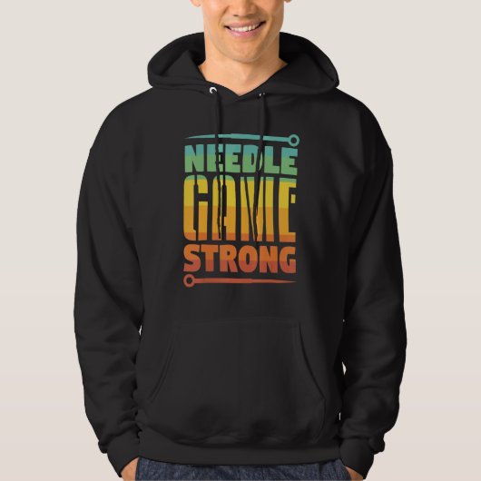 Cool Acupunctie Naaldspel Sterke Acupunctie t la Hoodie (Voorkant)