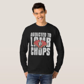 Cool Addicted To Lamb Chops Chop  Lamb T-shirt (Voorkant volledig)