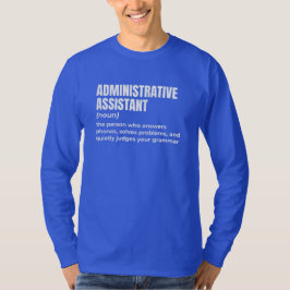 Cool Admin Assistant-leven T-shirt