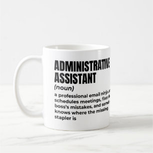 Cool Administrative Assistant-definitie Koffiemok