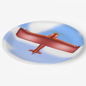 Cool Adventurous Flying Red Uproar Paper Bord (Gekanteld)