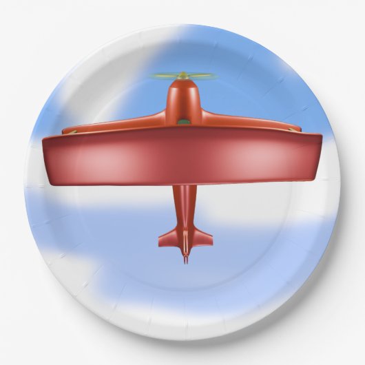Cool Adventurous Flying Red Uproar Paper Bord (Voorkant)