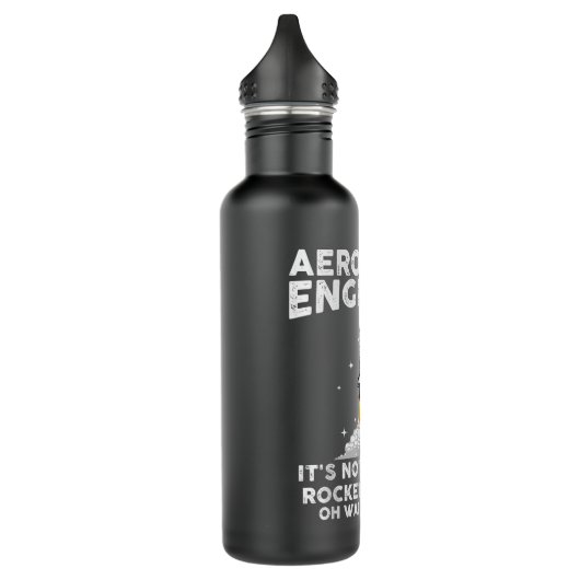 Cool Aerospace Engineer for Men Women Rocket Scien Waterfles (Links)