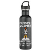 Cool Aerospace Engineer for Men Women Rocket Scien Waterfles (Voorkant)