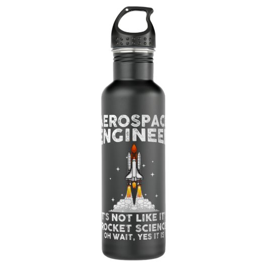 Cool Aerospace Engineer for Men Women Rocket Scien Waterfles (Voorkant)