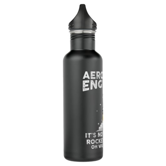 Cool Aerospace Engineer for Men Women Rocket Scien Waterfles (Links)