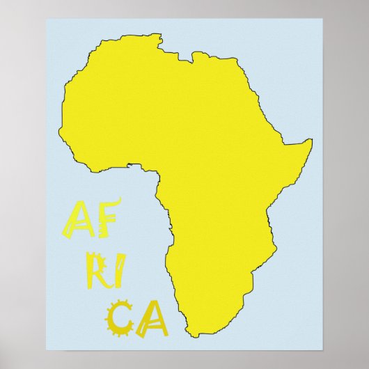 Cool Africa Poster (Voorkant)