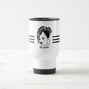 Cool African Queen Travel Mug Reisbeker