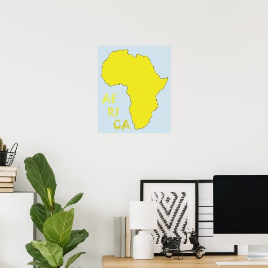Cool Afrika Poster (Thuiskantoor)