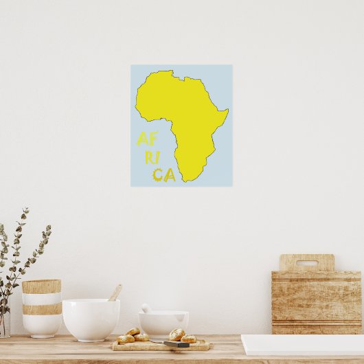 Cool Afrika Poster (Keuken)