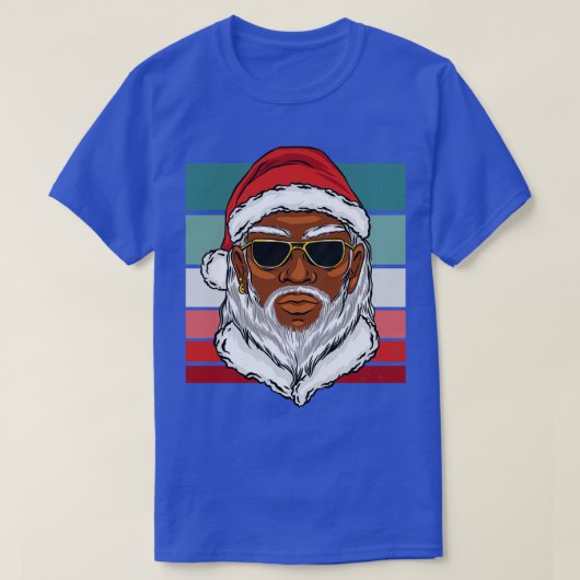 Cool Afrikaans Amerikaans Sinterklaas T-shirt (Design voorkant)