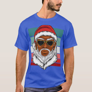 Cool Afrikaans Amerikaans Sinterklaas T-shirt