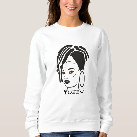 Cool Afrikaans Queen Sweatshirt (Voorkant)