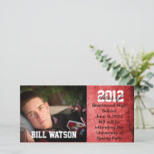 Cool Afstuderen aankondiging (Staand voorkant)