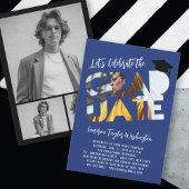 Cool Afstuderen Cutout Foto Modern Graduation Part Kaart