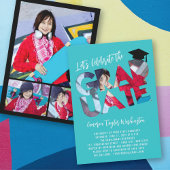 Cool Afstuderen Cutout Foto Modern Graduation Part Kaart