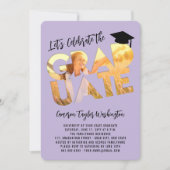 Cool Afstuderen Cutout Foto Modern Graduation Part Kaart (Voorkant)