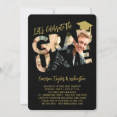 Cool Afstuderen Cutout Modern Afstuderen Foto Part Kaart (Voorkant)