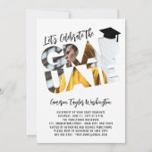 Cool Afstuderen Cutout Modern Afstuderen Foto Part Kaart (Voorkant)