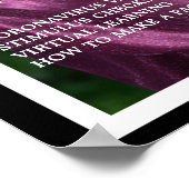 Cool Afstuderen Fake Magazine Hoesje Foto zwart Poster (Hoek)