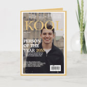Cool Afstuderen Fake Magazine Hoesje voor Afstuder Kaart (Voorkant)