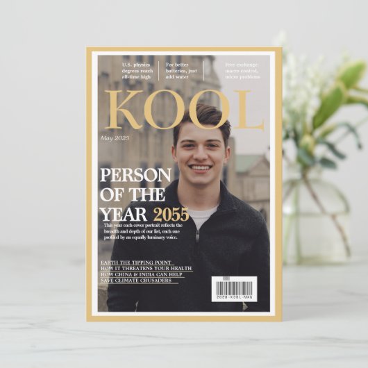 Cool Afstuderen het Hoesje van het Tijdschrift van (Staand voorkant)