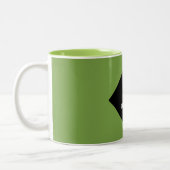 Cool Afstuderen Keepsake Gift Tweekleurige Koffiemok (Links)
