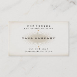 Cool Aged  Stijl Typografie Visitekaartje