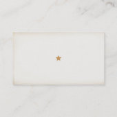 Cool Aged  Stijl Typografie Visitekaartje (Achterkant)