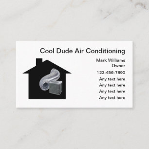 Cool Air Conditioning Service Modern Visitekaartje