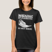 Cool Airboot for Men Airboat Racing Vliegtuig T-shirt (Voorkant)