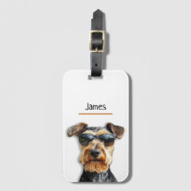 Cool Airedale Terrier "James" Custom
