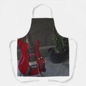 Cool akoestische gitaar schort (Voorkant)