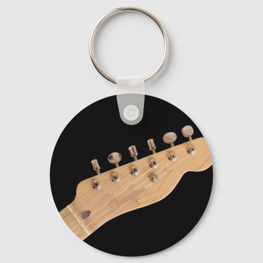 Cool akoestische gitaar sleutelhanger (Voorkant)