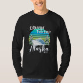 Cool Alaska Cruise 2023 Familie Vriend Groep Reize T-shirt (Voorkant)